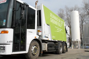 Leeds city council has installed a permanent biomethane filling station for its RCVs